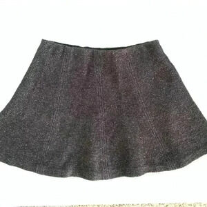 Loft Women's Gray Mini Skirt Petite Small